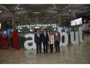 Guatemala Devlet Başkanı Jimmy Morales, İstanbul Havalimanı’nı gezdi