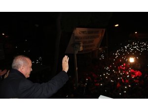 Cumhurbaşkanı Erdoğan Kiraz’da konuştu
