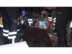 Ankara’da motosikletiyle kaza yapan sürücü ağır yaralandı