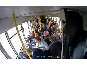 Otobüs şoföründen hayat kurtaran müdahale