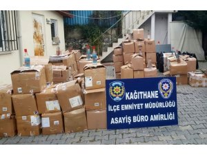 Kağıthane’de kaçak alkol satışı yapanlara operasyon: 2 gözaltı