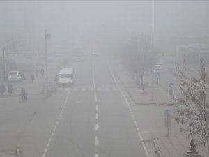 Erzurum ve Iğdır'da hava ulaşımına sis engeli