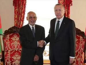Cumhurbaşkanı Erdoğan Afganistan Cumhurbaşkanı Eşref Gani ile görüştü