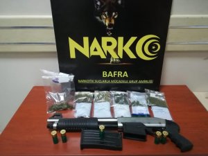 Bafra’da uyuşturucu operasyonu: 2 gözaltı