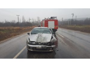 İskilip’te trafik kazası: 1 yaralı