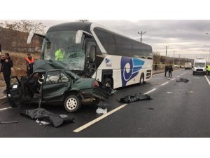 Kırşehir’de feci kaza: 3 ölü 1 yaralı