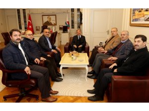 AİÇÜ Rektörü Prof. Dr. Karabulut, Diyanet-Sen Genel Başkanı Mehmet Bayraktutar’ı misafir etti