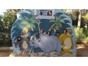 Anadolu Lisesi öğrencileri hayvanat bahçesini gezdi