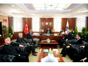 TVHB Başkanı Eroğlu’ndan Rektör Şevli’ye ziyaret
