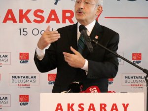 CHP Genel Başkanı Kılıçdaroğlu Aksaray’da muhtarlarla bir araya geldi