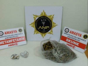Amasya’da uyuşturucu operasyonu: 2 tutuklama