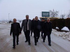 AK Parti ilçe teşkilatından yeni açılan fabrikayı ziyaret