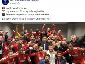 UEFA’dan Sivasspor paylaşımı!