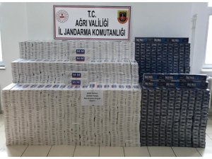 Ağrı’da 26 bin 400 paket kaçak sigara ele geçirildi