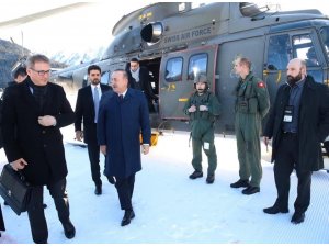 Bakan Çavuşoğlu ve Bakan Pekcan Davos’a geldi