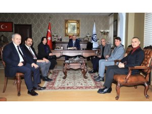 Erzincan Kent Konseyi Danışma Meclisinden Rektör Levent’e ziyaret