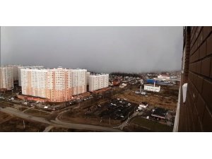 Rusya’da kar fırtınası görüntülendi