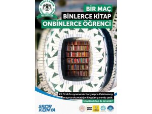 Konya’da “1 Maç, Binlerce Kitap, On Binlerce Öğrenci” kampanyasına destek çağrısı