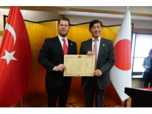 Şerif Tosyalı’ya Japonya’dan büyükelçilik özel ödülü