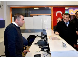 Başkan Gürkan, otobüs terminalini ziyaret etti