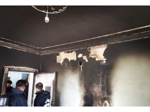 Van’da ev  yangını