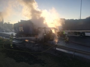 Maltepe Devlet Hastanesinde yangın paniği