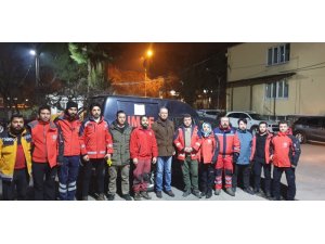 Aydın UMKE, Elazığ’a gitmek için yola çıktı