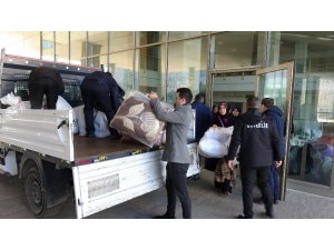 Trabzon’dan depremzedelere yardım eli