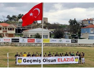 Alaçatıspor’dan maç öncesi anlamlı pankart