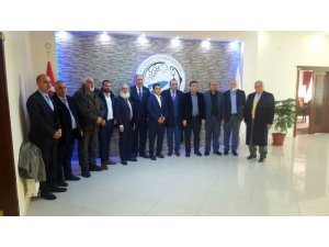 Van kültür ve dayanışma vakfı yönetiminin Erciş ziyareti