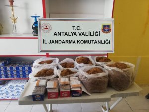 Antalya’da jandarmadan kaçak sigara denetimi