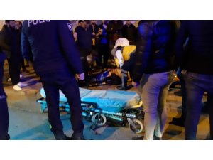 Aracın çarptığı engelli vatandaş yaralandı
