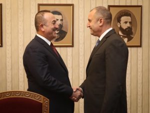 Çavuşoğlu, Bulgaristan Cumhurbaşkanı Radev ile görüştü