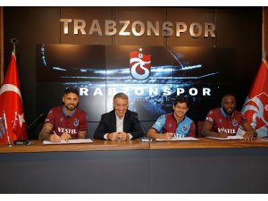 Trabzonspor, Guilherme, Da Costa ve Messias ile sözleşme imzaladı