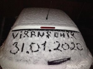 Viranşehir’de yılın ilk kar yağışı