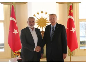 Cumhurbaşkanı Erdoğan, Hamas Lideri İsmail Heniyye’yi kabul etti