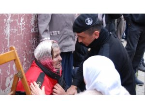 Yangından etkilenen yaşlı kadına Maltepe Belediyesi el uzattı
