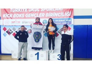 Kırıkkaleli sporcu Kick Boks’da Türkiye şampiyonu oldu