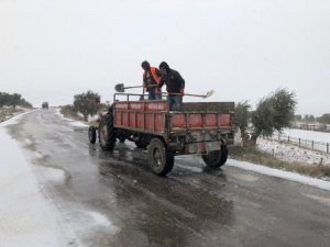 Kilis’te kar ve buzla etkin mücadele