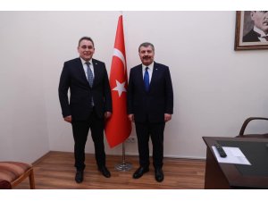 AK Parti Nevşehir milletvekili Menekşe, Sağlık Bakanı Koca’yı ziyaret etti