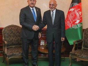 Bakan Çavuşoğlu, Afganistan Cumhurbaşkanı Gani ile görüştü