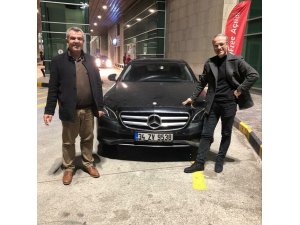 İstanbul’da çalınan arabayı Gürcistan’da buldu