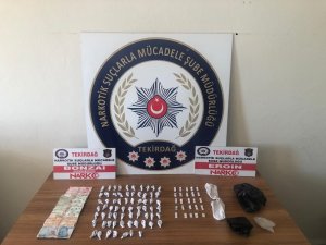 Tekirdağ’da bir kadın uyuşturucudan gözaltına alındı