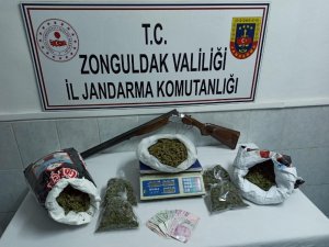 Zonguldak’ta 5 kilogram esrar ele geçirildi