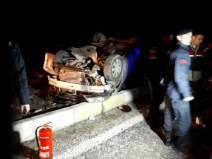 Denizli’de yolcu otobüsü ile otomobil çarpıştı: 3 ölü, 2 yaralı