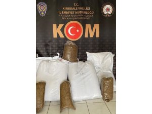 Kırıkkale’de 146 kilogram kaçak tütün ele geçirildi