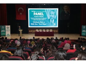 Yazar Tarık Buğra Akşehir’de anıldı