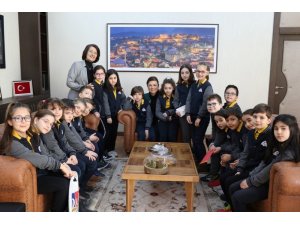 Öğrencilerden Başkan Köse’ye ziyaret