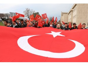 Kahramanmaraş’ta Mehmetçiğe destek yürüyüşü