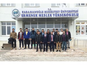 Rektör Akgül, Ermenek MYO’da personel ve öğrencilerle buluştu